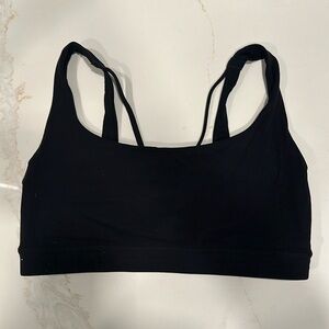 Athleta Black Soft Low Support Yoga Sports Bra